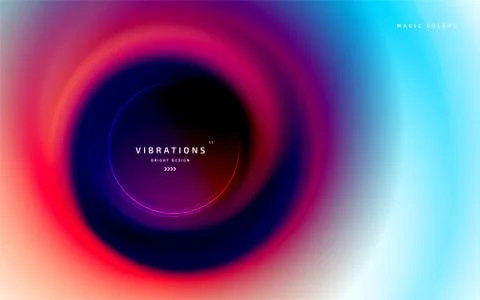 Abstract background with fluid colorful gradient Stock Illustration