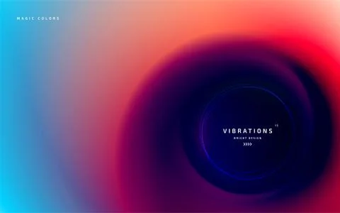 Abstract background with fluid colorful gradient Stock Illustration