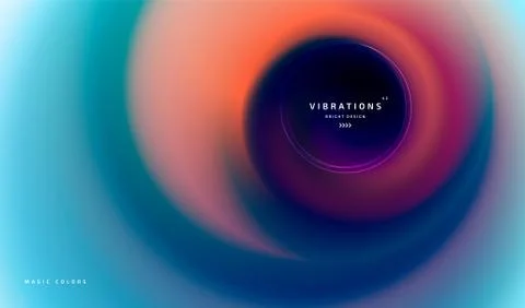 Abstract background with fluid colorful gradient Stock Illustration