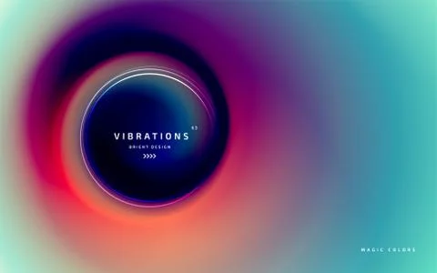 Abstract background with fluid colorful gradient Stock Illustration