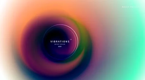 Abstract background with fluid colorful gradient Stock Illustration