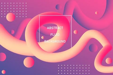 Abstract background fluid design Stock Illustration