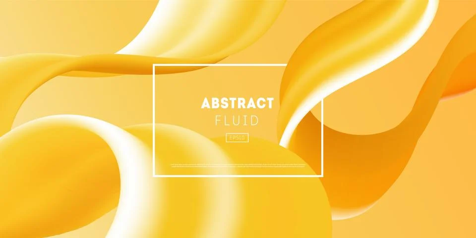Abstract background, fluid elements in motion. Bright wavy shapes. イラスト素材
