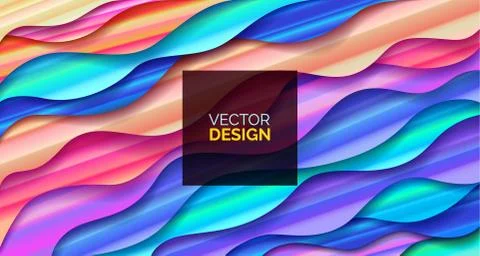 Abstract background Fluid Geometric design with liquids and shapes. Trendy 스톡 일러스트