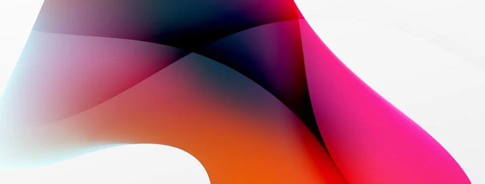 Abstract background. Fluid gradient color wave template for wallpaper, banner 스톡 일러스트
