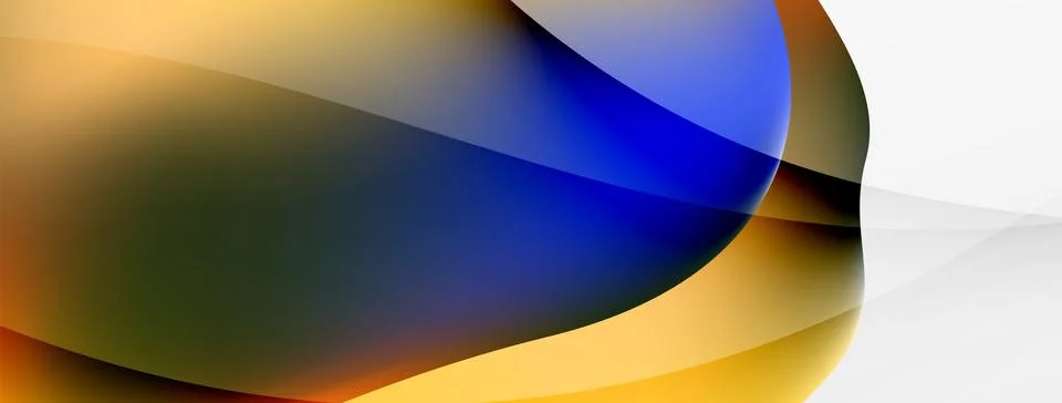 Abstract background. Fluid gradient color wave template for wallpaper, banner 스톡 일러스트