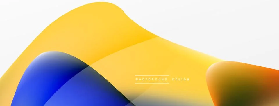 Abstract background. Fluid gradient color wave template for wallpaper, banner Stockillustratie
