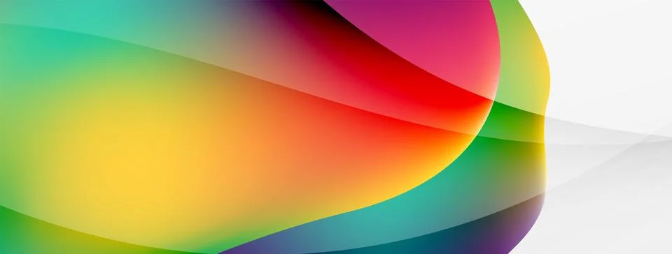 Abstract background. Fluid gradient color wave template for wallpaper, banner イラスト素材