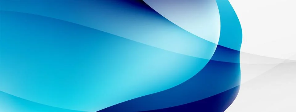 Abstract background. Fluid gradient color wave template for wallpaper, banner Illustrazione stock