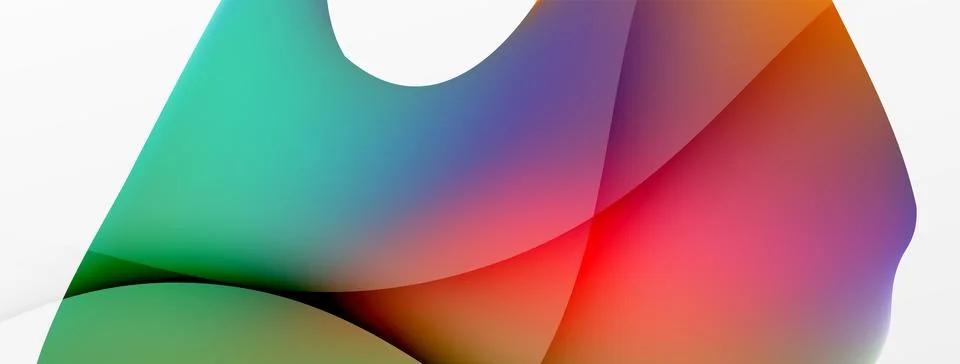 Abstract background. Fluid gradient color wave template for wallpaper, banner Stockillustratie