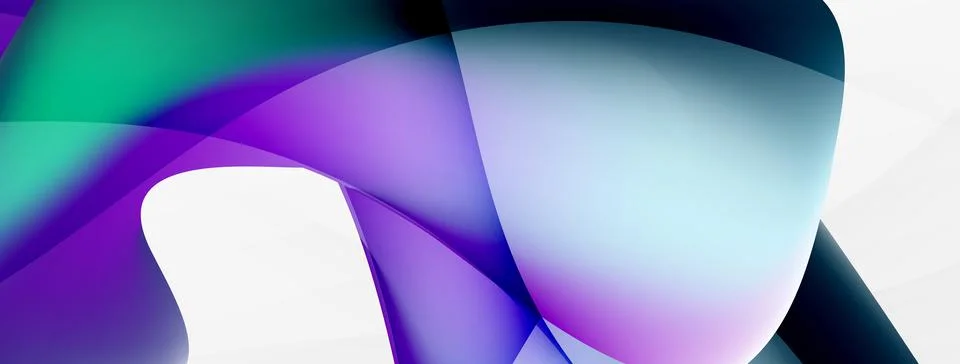Abstract background. Fluid gradient color wave template for wallpaper, banner 스톡 일러스트