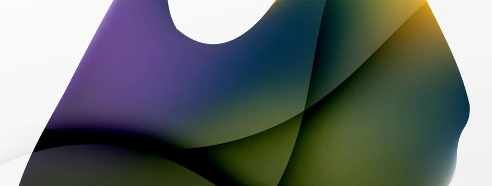 Abstract background. Fluid gradient color wave template for wallpaper, banner 스톡 일러스트