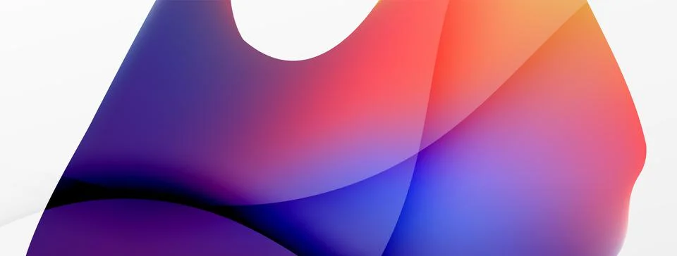 Abstract background. Fluid gradient color wave template for wallpaper, banner 스톡 일러스트