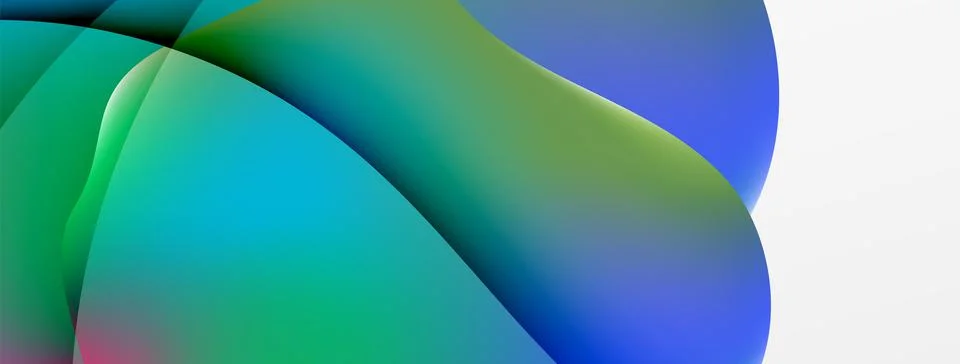 Abstract background. Fluid gradient color wave template for wallpaper, banner Illustrazione stock