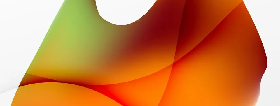 Abstract background. Fluid gradient color wave template for wallpaper, banner Illustrazione stock