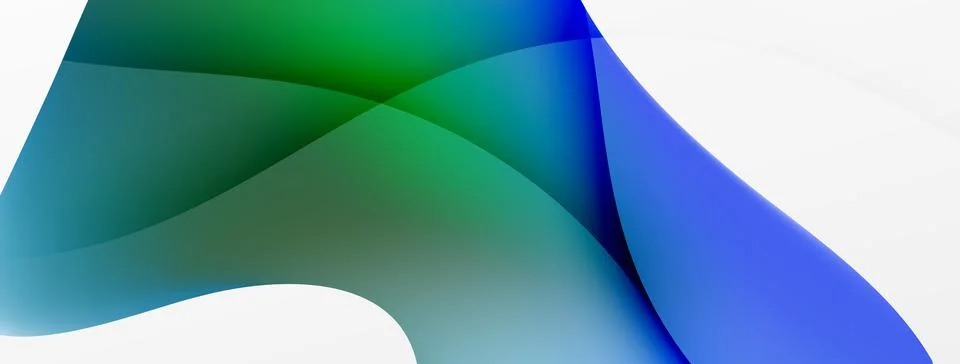 Abstract background. Fluid gradient color wave template for wallpaper, banner Illustrazione stock