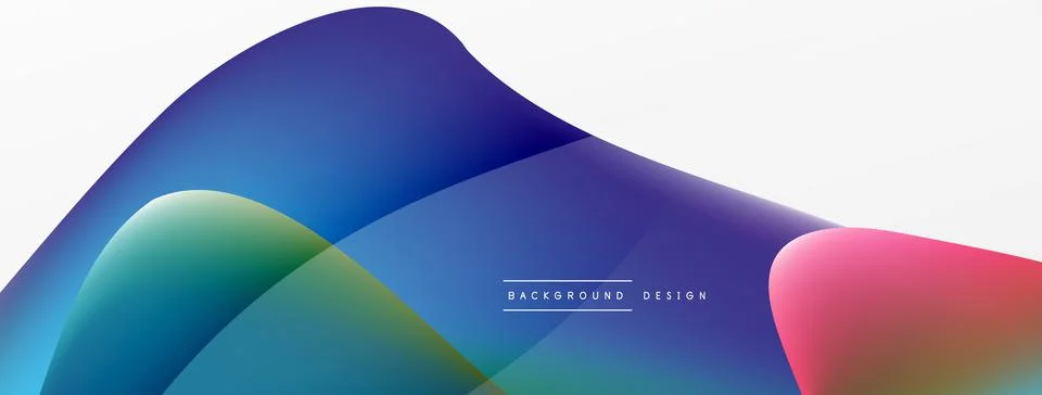 Abstract background. Fluid gradient color wave template for wallpaper, banner イラスト素材