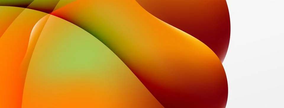 Abstract background. Fluid gradient color wave template for wallpaper, banner Illustrazione stock