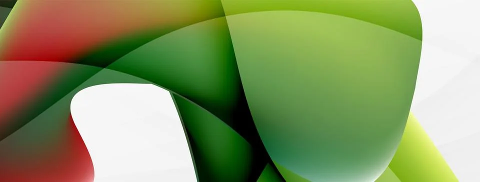 Abstract background. Fluid gradient color wave template for wallpaper, banner Ilustração Stock