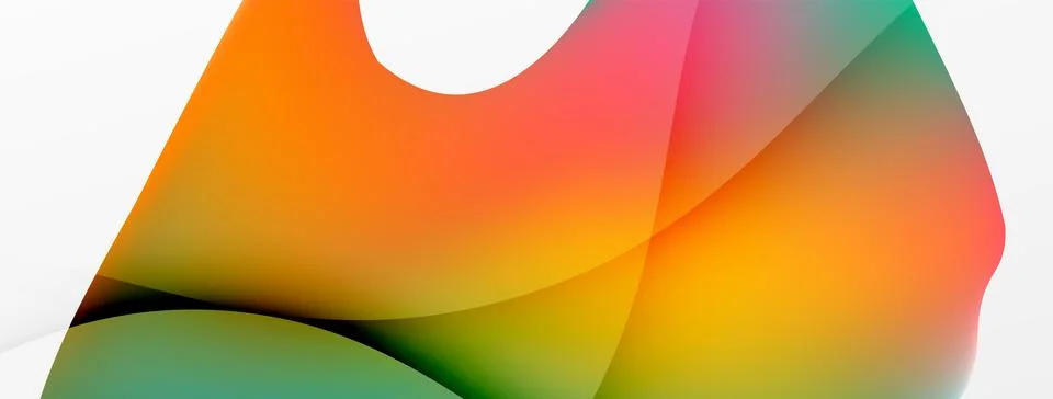 Abstract background. Fluid gradient color wave template for wallpaper, banner イラスト素材