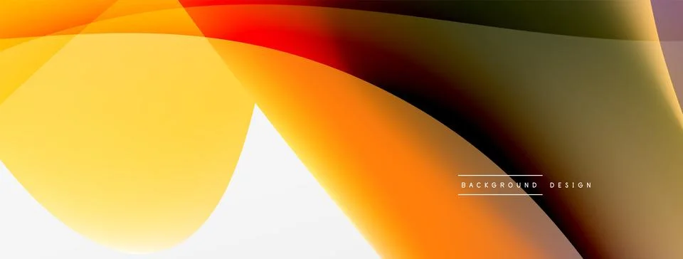 Abstract background. Fluid gradient color wave template for wallpaper, banner Illustrazione stock