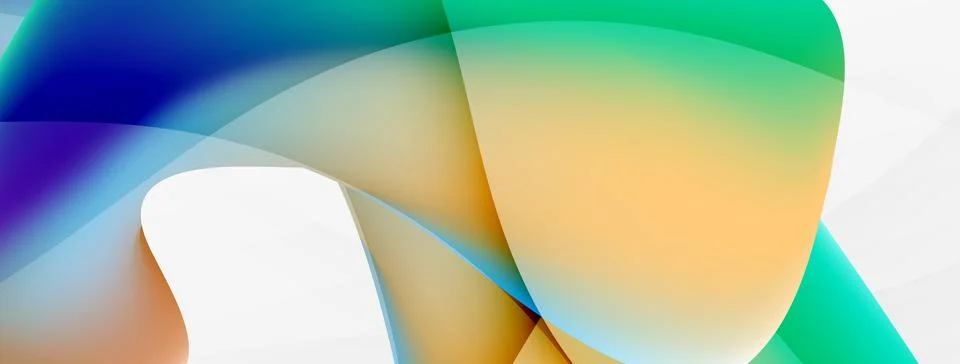 Abstract background. Fluid gradient color wave template for wallpaper, banner Stockillustratie