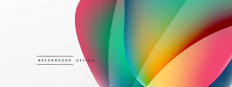 Abstract background. Fluid gradient color wave template for wallpaper, banner イラスト素材