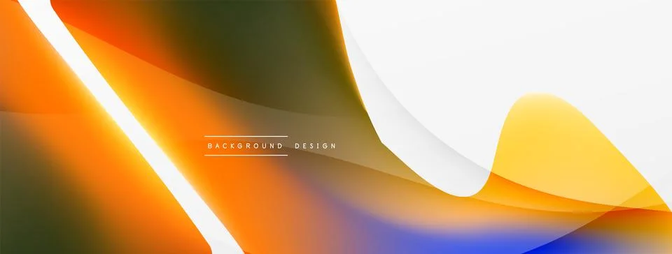 Abstract background. Fluid gradient color wave template for wallpaper, banner 스톡 일러스트