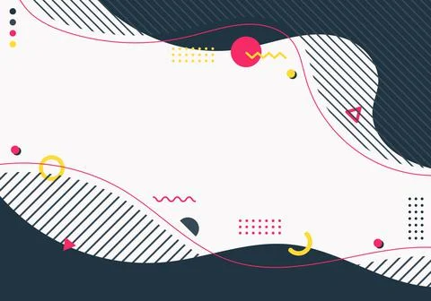 Abstract background fluid or liquid organic forms dynamic waves and geometric Stock Illustration