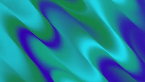 Abstract Background, Fluid Waves, Vibrant Blue and Green Gradient Patterns, Blue Stock-Footage 296651991