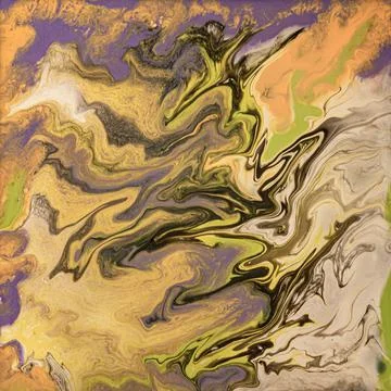 Abstract background in Fluidart style for backgrounds, banners, posters, pain Stock Illustration