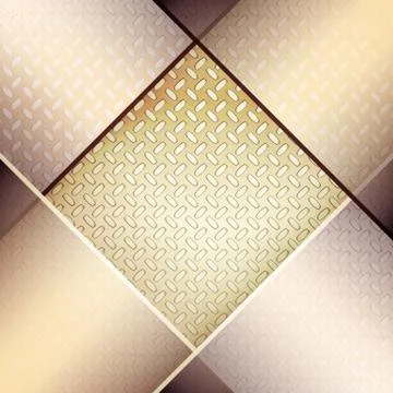 Abstract background with fluted metal texture. Stock Illustration