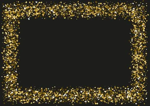 Abstract background with flying heart shaped confetti. Stock Illustration