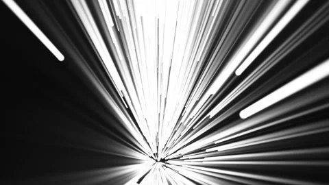 Abstract background of flying light lines, high speed light lines animation Stock Footage 311063307