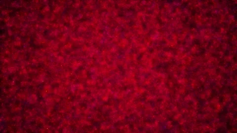 Abstract background with flying red and pink particles. Animation of movement Stock Footage 283681867