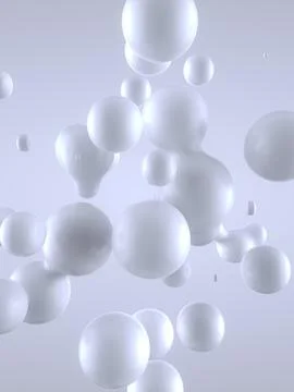 Abstract background with flying shiny drops of liquid modern design template Stock Illustration