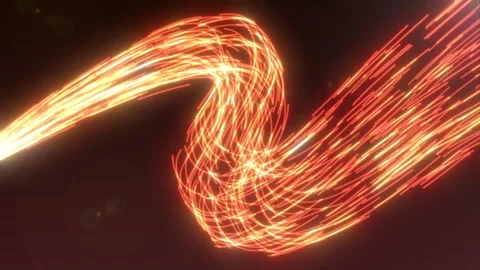 Abstract background with a flying stream of sparks Stock Footage 249739086