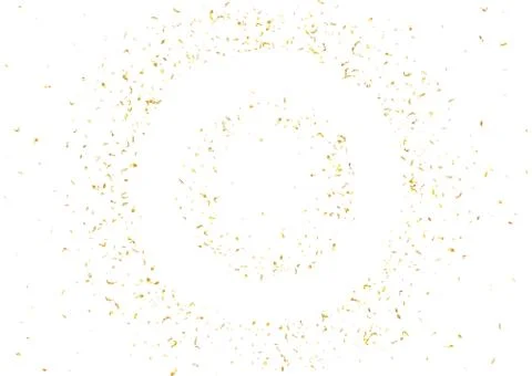Abstract background with flying subtle golden confetti. Stock Illustration