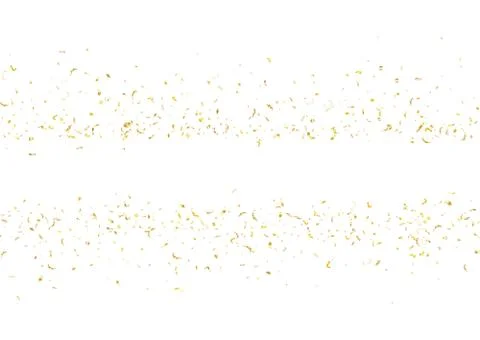 Abstract background with flying subtle golden confetti. Illustrazione stock