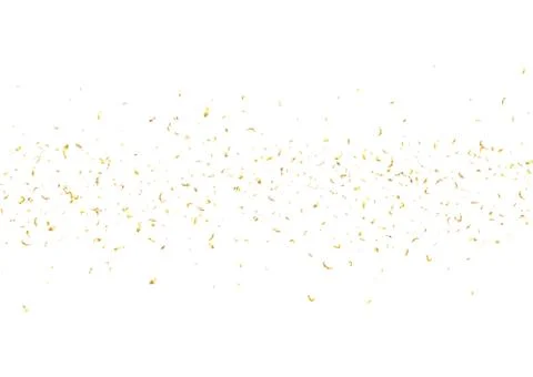 Abstract background with flying subtle golden confetti. Stock Illustration