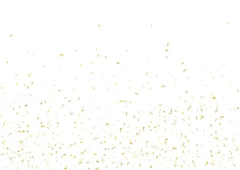 Abstract background with flying subtle golden confetti. Stock Illustration