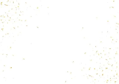 Abstract background with flying subtle golden confetti. Stock Illustration
