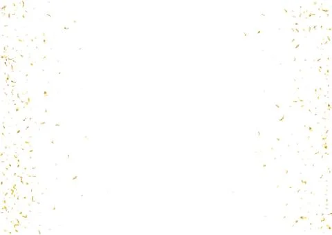 Abstract background with flying subtle golden confetti. Stock Illustration