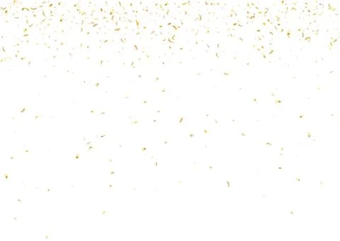Abstract background with flying subtle golden confetti. Stock Illustration