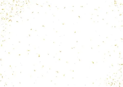 Abstract background with flying subtle golden confetti. Stock Illustration
