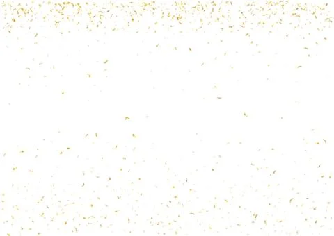 Abstract background with flying subtle golden confetti. Stock Illustration