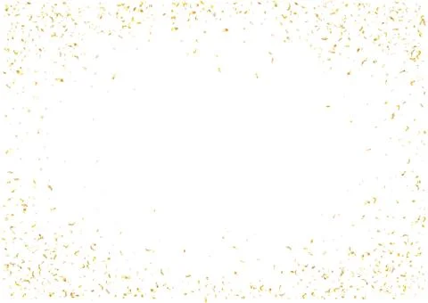 Abstract background with flying subtle golden confetti. Stock Illustration