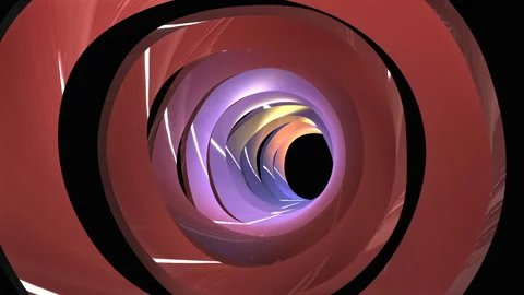 Abstract background - flying in a tunnel Vídeos de archivo 98219349