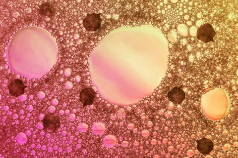 Abstract background foam closeup Stock Photos