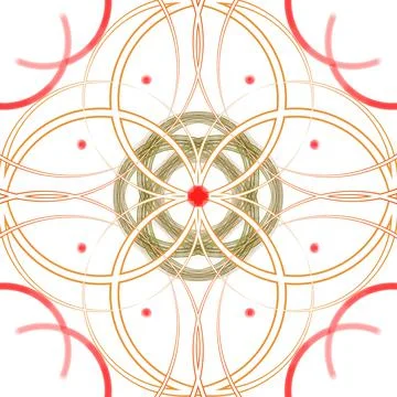 Abstract background in the form of a flower red beige tones, consists of Stock Illustration